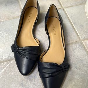 Talbots navy d’Orsay flats